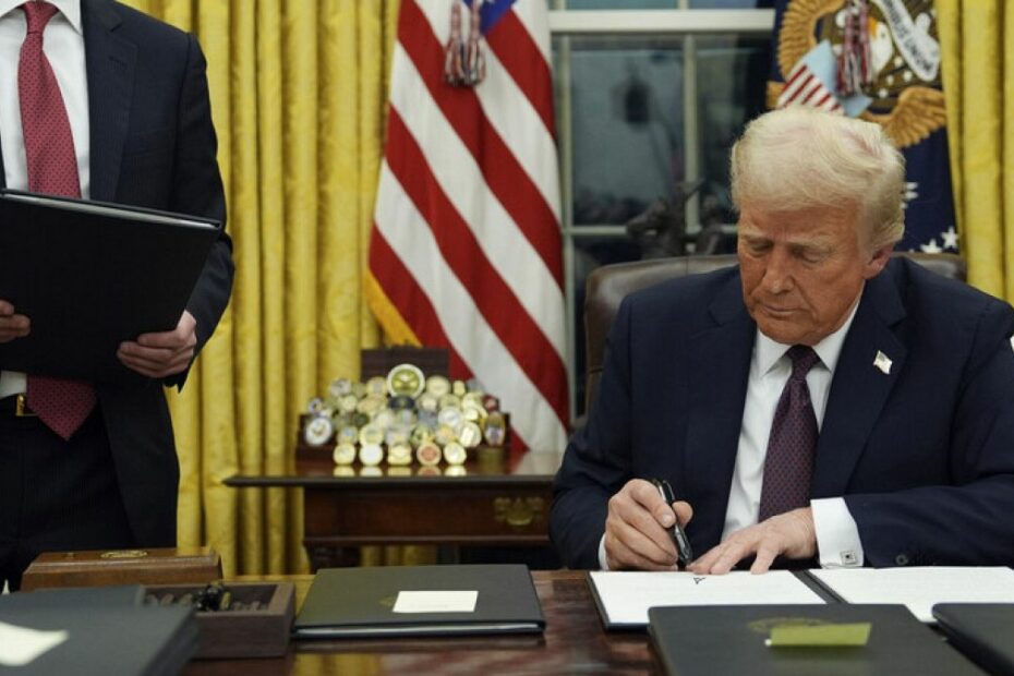 Donald Trump begins presidency with sweeping executive orders