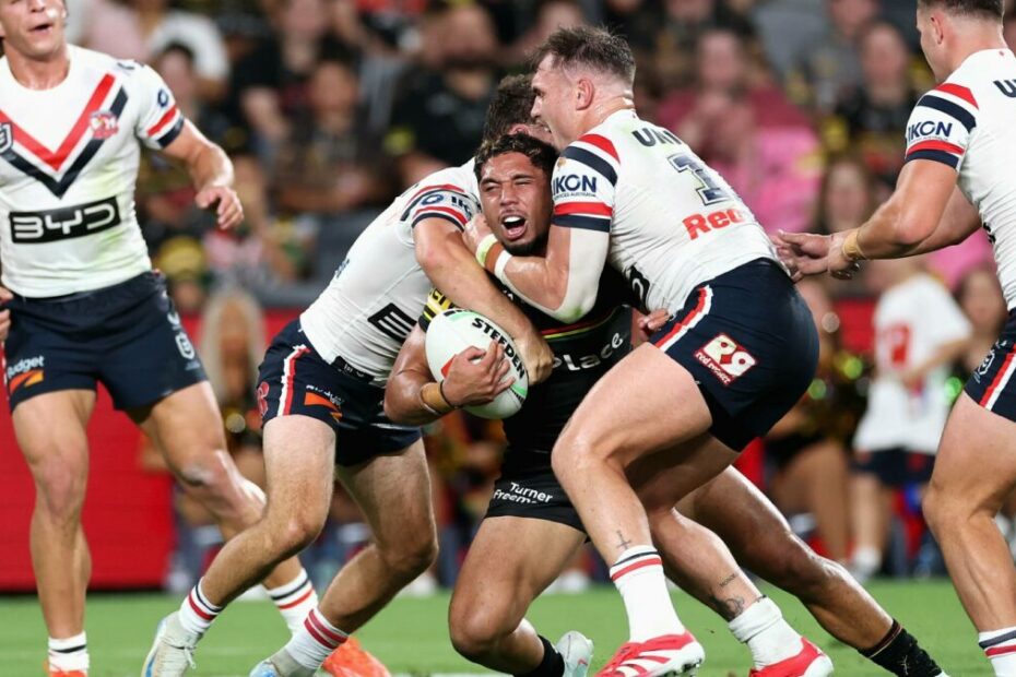 Five and a Kick: Panthers’ crown slipping after Roosters boilover, double injury blow for Manly after Warriors upset