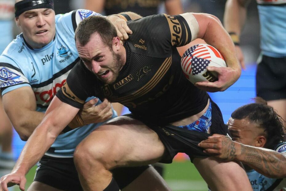 'Outstanding off limited prep': Cleary rusty but lives up to Tom Brady hype as Panthers snuff out Sharks comeback in Vegas