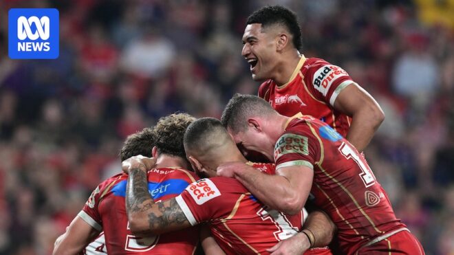 Dolphins score seven unanswered tries as injury revealed for Origin star